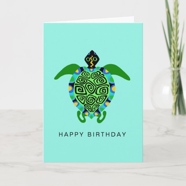 Carte TORTUE MARINE - Faune - Nature (Devant)