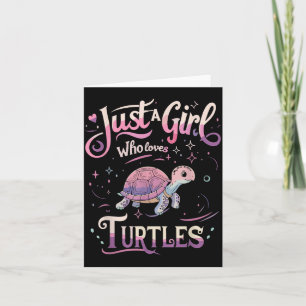 Carte Tortue Mignonne Fille Hommes Femmes S 