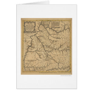 Carte tôt du Kentucky - 1784