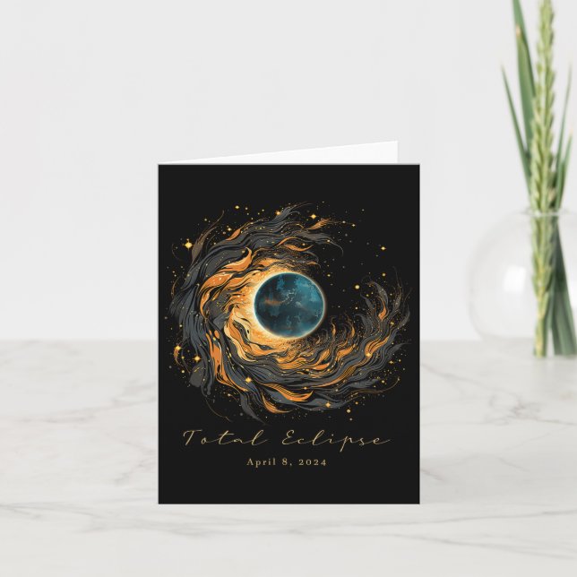 Carte Total Solaire Eclipse Chaser Ventilateur d'observa (Devant)