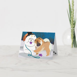 Carte TOTALEMENT   FRAPPÉE de vacances de bouffe