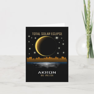Carte Totalité de l'Éclipse solaire totale 2024