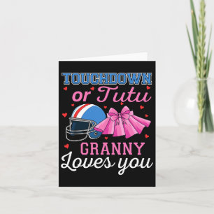 Carte Touchdown Ou Tutu Granny Vous Aime Football Sexe