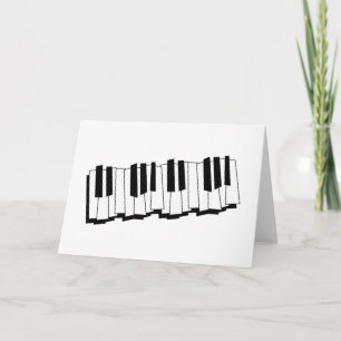 Carte Touches de piano