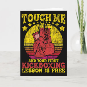 Carte Touchez-moi et votre premier cours de kickboxing e