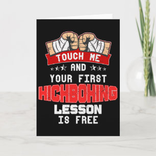 Carte Touchez-moi et votre premier cours de kickboxing e