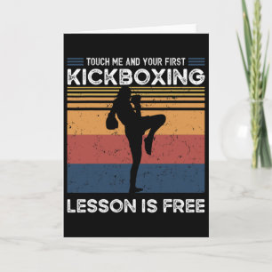 Carte Touchez-moi et votre première leçon de kickboxing