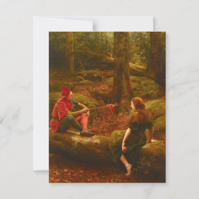 Carte Touchstone et Audrey (par John Collier) (Devant)