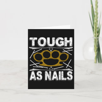 Carte Tough As Nails Entraînement Chemise Mixed martial