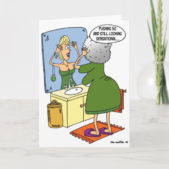 Carte Toujours à l'air sensationnel à 50. (Devant)