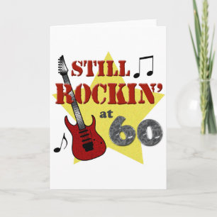 Carte Toujours en train de rocker à 60 ans