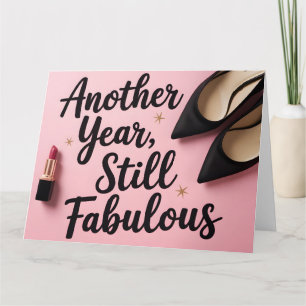 Carte Toujours fabuleuse : graphique de salutation avec