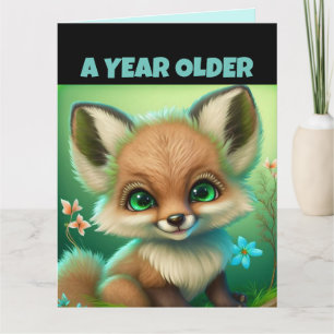 Carte TOUJOURS FOXY ! ANNIVERSAIRE FEMME MARI romantique