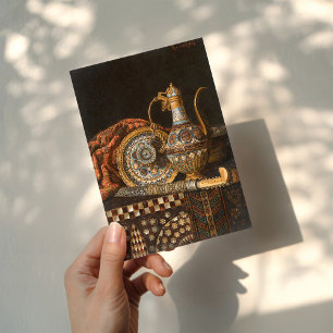 Carte Toujours la vie avec un pot de café   Max Schödl