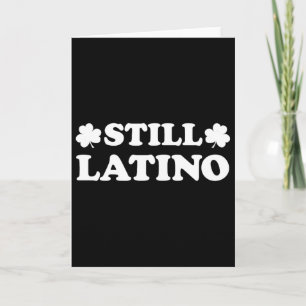 Carte Toujours Latino Avec Shamrock Saint Patricks Day