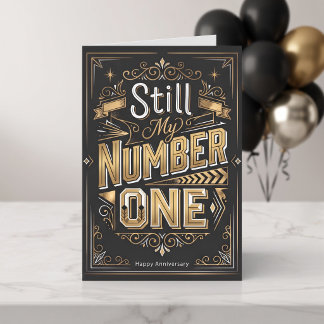 Carte Toujours mon numéro un | Joyeux Anniversaire Mari