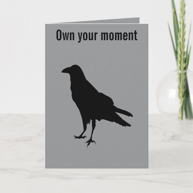 Carte Toujours Shadow Raven en profil (Devant)