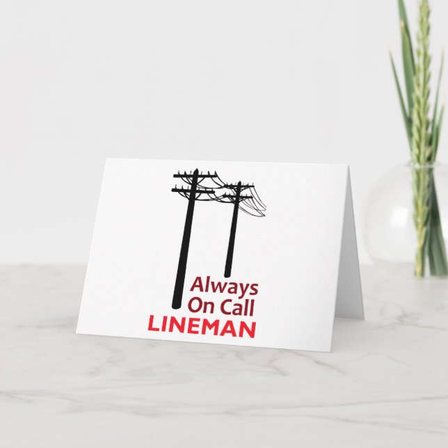 Carte Toujours sur appel (Devant)