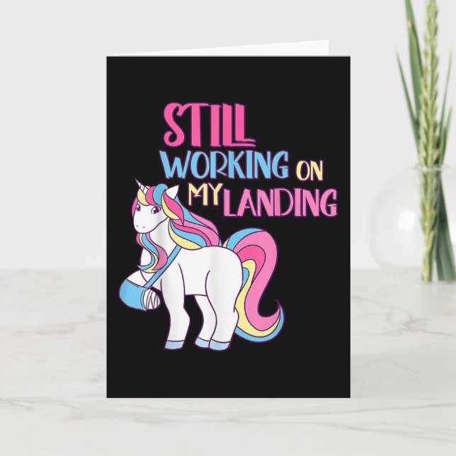 Carte Toujours Travailler Sur Mon Atterrissage Blessure  (Devant)