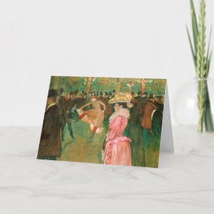 Carte Toulouse-Lautrec - Au Moulin Rouge, la danse