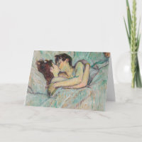 Toulouse-Lautrec - En Lit, Baiser