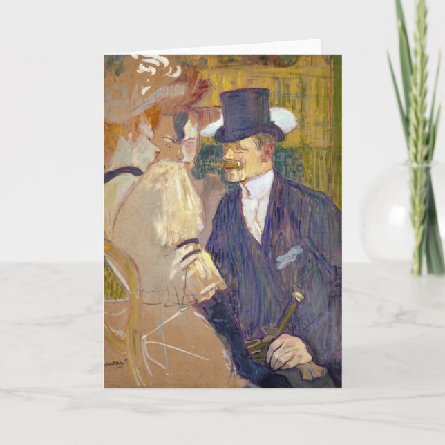 Carte Toulouse-Lautrec - L'Anglais au Rouge (Devant)