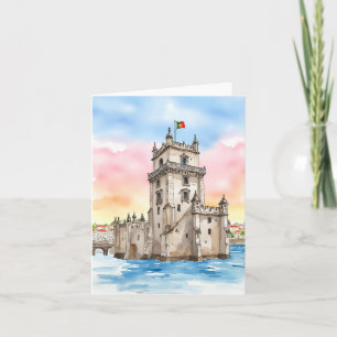 Carte Tour Belem Lisbonne Portugal