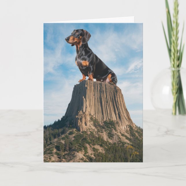 Carte tour Dachshund Devil (Devant)