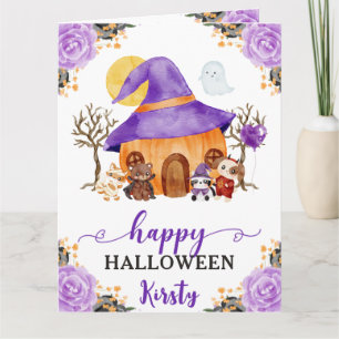 Carte Tour de l'eau Trick or Treat Joyeux Halloween