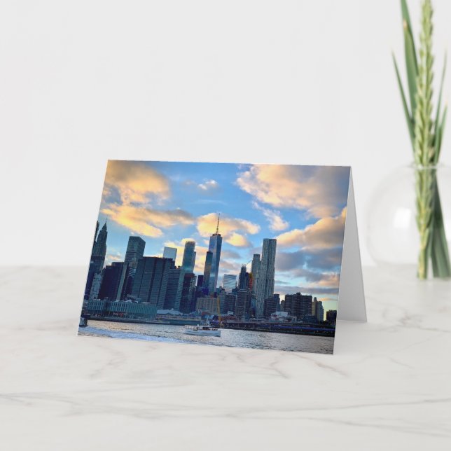 Carte Tour de liberté du parc de pont de Brooklyn, NYC (Devant)