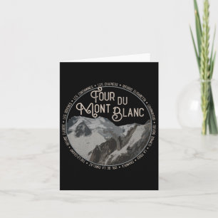 Carte Tour Du Mont Blanc Gear Randonnée Européen Souv