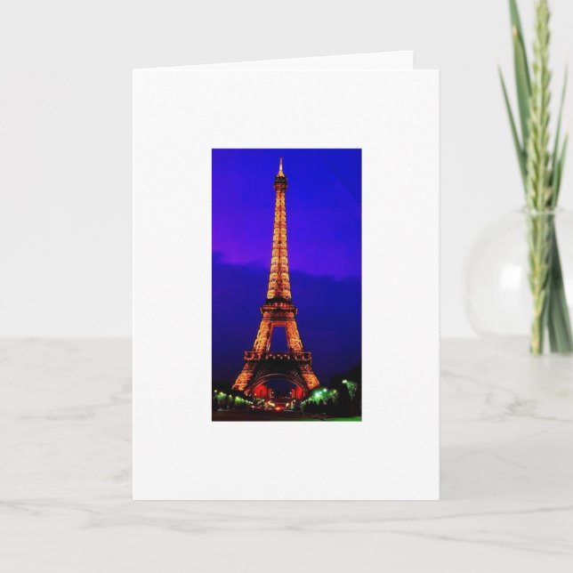 Carte Tour Eiffel (Devant)