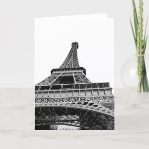 Carte Tour Eiffel noir et blanc