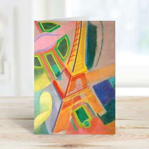 Carte Tour Eiffel   Robert Delaunay