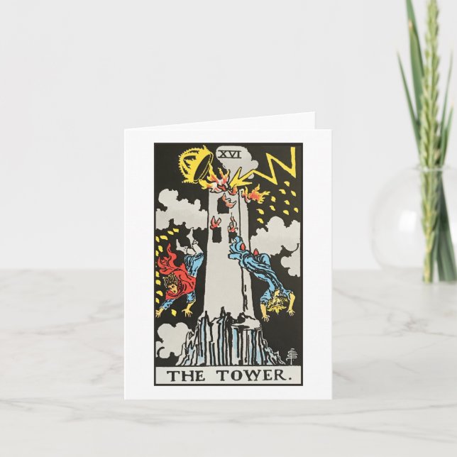 Carte Tour - Rider Waite Smith tarot (Devant)