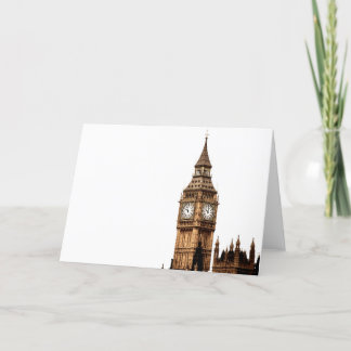 Carte Tour Sepia Big Ben