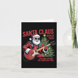Carte Tournée mondiale de Santa Claus Rocking Around The