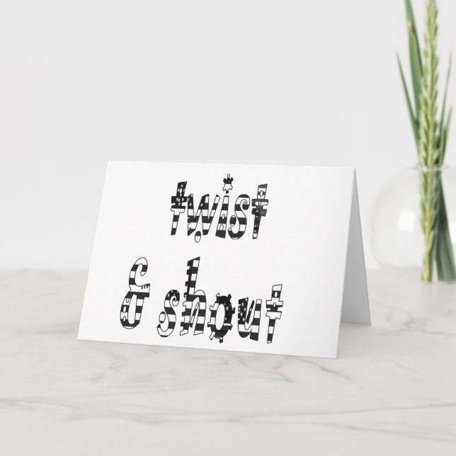 Carte Tourner et crier (Devant)