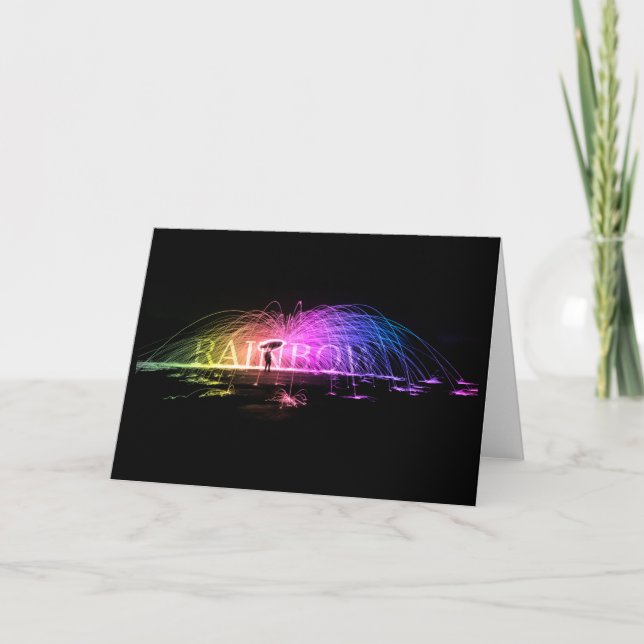 Carte Tourner l'arc-en-ciel (Devant)
