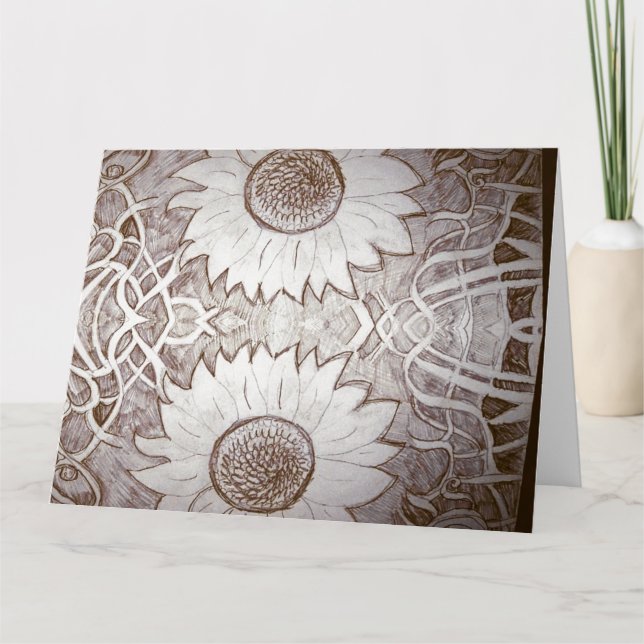 Carte tournesol (Devant)