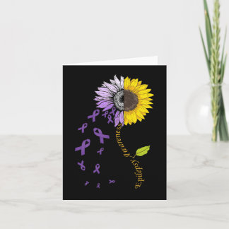 Carte Tournesol de sensibilisation à l'épilepsie