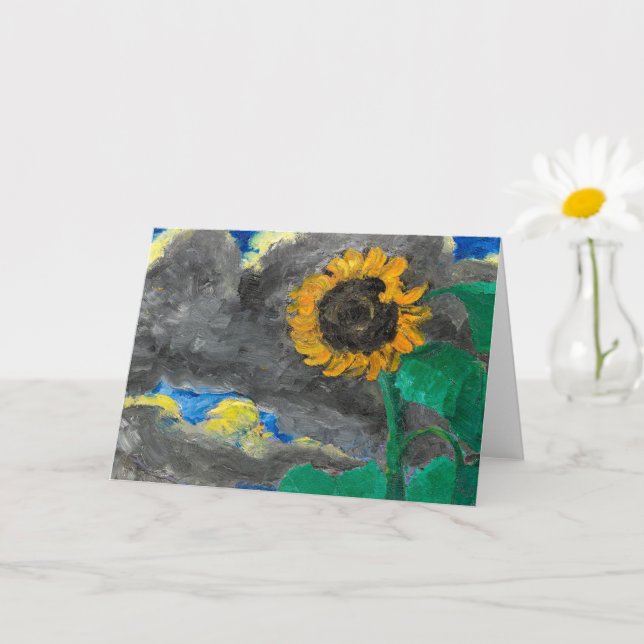 Carte Tournesol | Emil Nolde | (Petite plante)