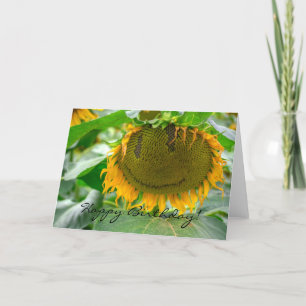 Carte Tournesol souriant
