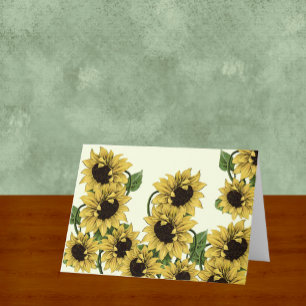 Carte Tournesols personnalisables Toutes les occasions C