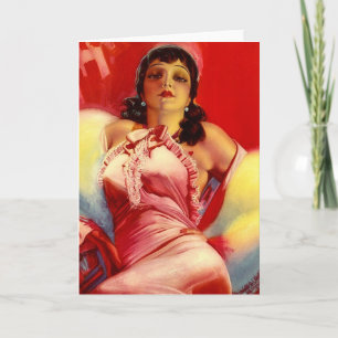 Carte Tournoi de tennis des années 1930