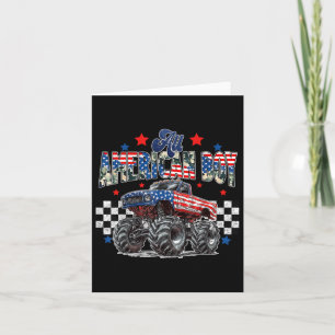 Carte Tous American Boy 4 juillet Monster Truck Patriot