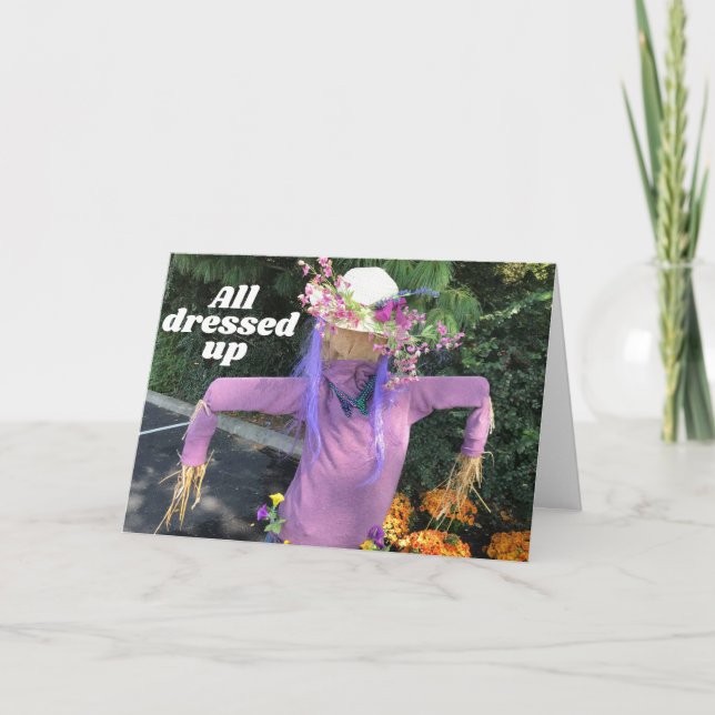 CARTE TOUS HABILLÉS "POUR VOTRE SOUHAIT D'ANNIVERSAIRE" (Devant)