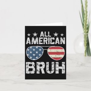 Carte Tous les Américains 4 juillet Boy