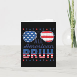 Carte Tous les Américains 4 juillet Boys Patriotic Usa T