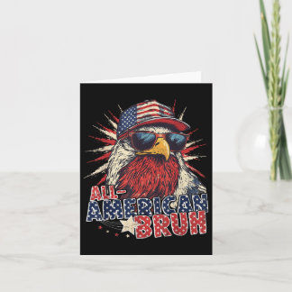 Carte Tous les Américains Bruh Eagle 4 juillet Garçons P